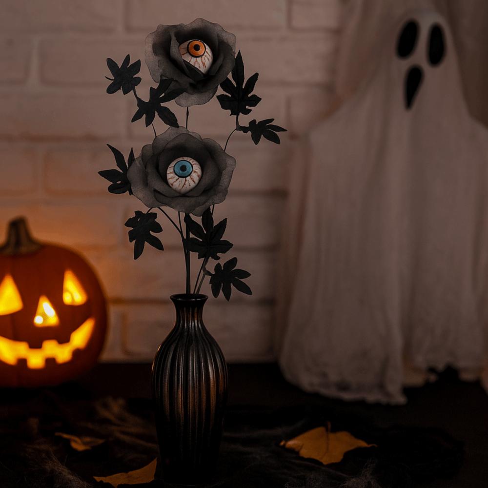 Unique Halloween Eyeball Flower Simulation Artificial False Flowers Halloween Flowers  Festive