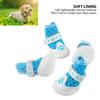 4pcs Dog Booties Spring Summer Fashionable Breathable Mesh Lightweight Slip Resistance Dog Paw Protector For Outdoor Walking
