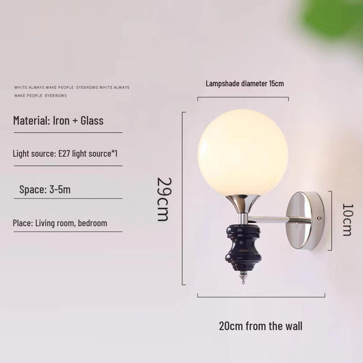 

2025 Bauhaus Vintage Chinese-Style Wall Lamp: Modern Minimalist French Retro for Living Room & Bedroom Atmosphere