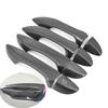 For Toyota Corolla LHD 2014 2015 2016 2017 2018 ABS Chrome Carbon Fiber Black DOOR HANDLE COVER TRIMS CAR STYLING ACCESSORIES