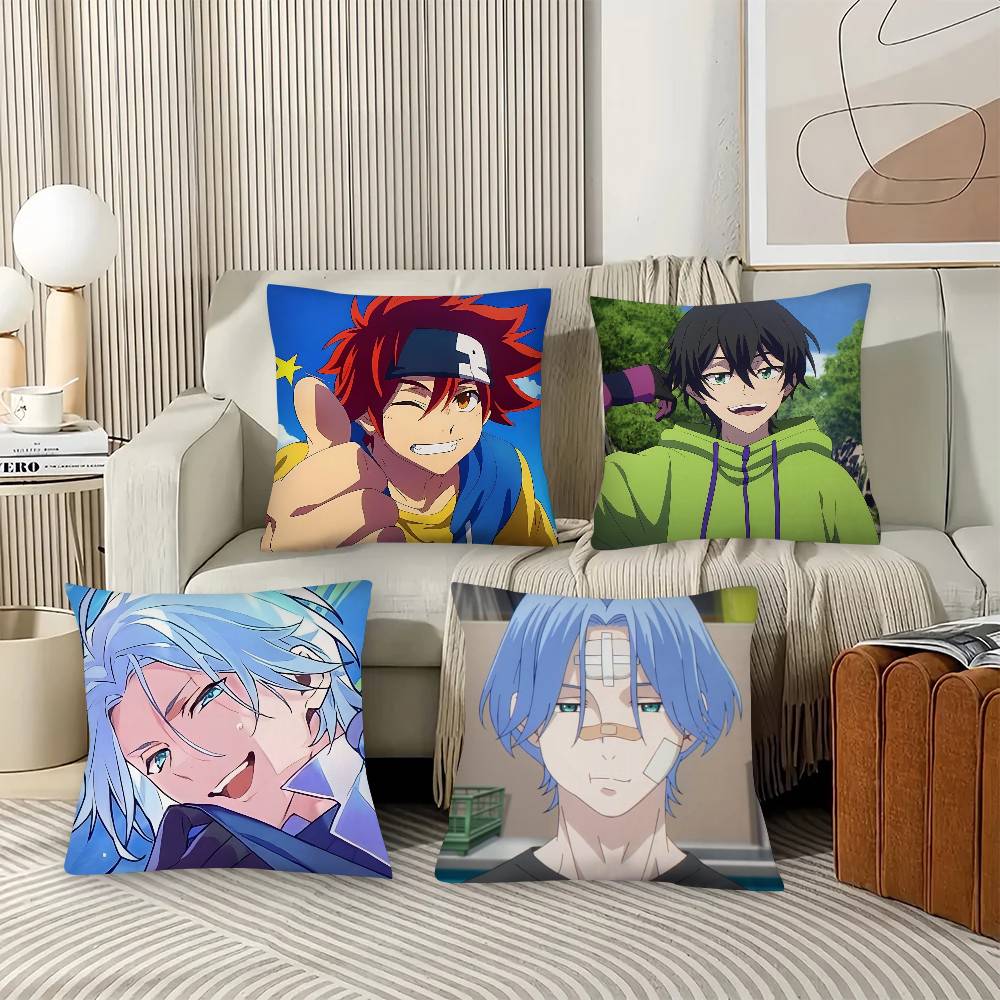Anime SK8 The Infinity Pillow Case Fashion Square Pillowcase Bedroom Sofa Room Ins Decoration Leisure