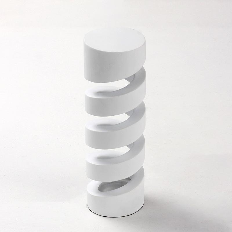 Simple, Light and Luxurious, Creative Art, Geometric Spiral Hollow Cylinder Ornaments, Model House Sales Office, Minimalist Soft Decorations