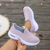 Women's Multi-color Breathable Slip-on Thick-soled Sports Shoes Lightweight and Non-slip, Comfortable and Casual, Suitable for Daily Walking Shoes