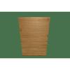 Bambus Badezimmer Abfalleimer Umweltfreundlicher Kompakter Mülleimer Offenes Oberteil Design Moderner Abfalleimer Innenbereich Holz Organizer