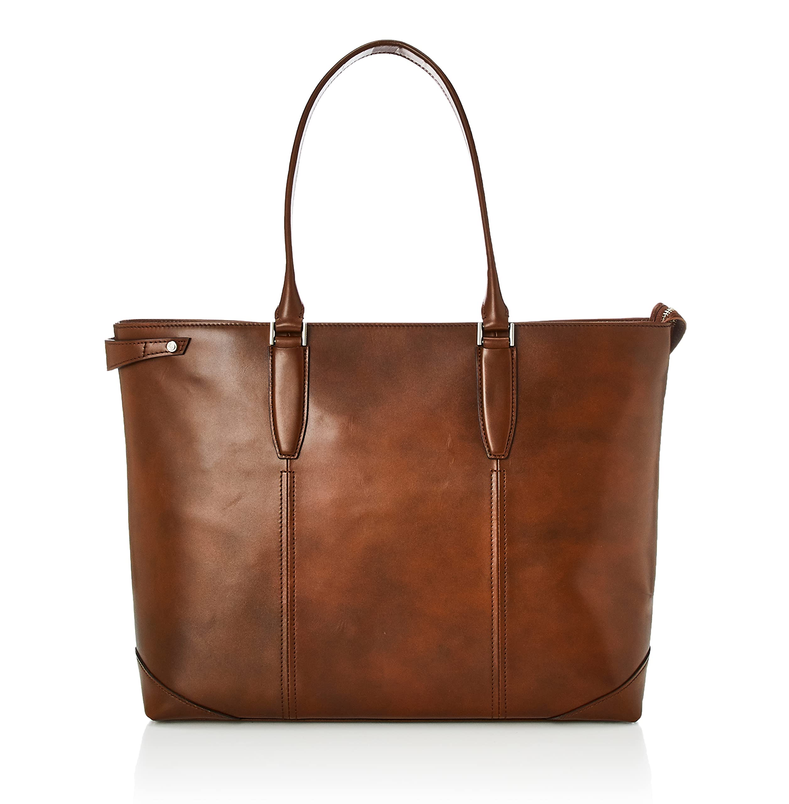 

Tote genuine made in inch PC with antibacterial and antivirus treated Bart 70114 Light Brown [Ultima Tokyo] bag, leather, Japan, 13.3 storage, pocket, світло-коричневого кольору