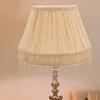 1Pcs Retro Cloth Lampshade Premium Stable Design Softens Bright Light for Eye Protection Bedroom Living Room Decor Creative