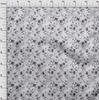 oneOone Cotton Flex Gray Fabric Abstract Watercolor Floral Fabric For Sewing Printed Craft Fabric By The Yard 40 Inch