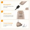 Rechargeable BTE Hearing Aids Digital Sound Amplifier for Elderly Parents Noise Reduction Portable Hearing Device Birthday