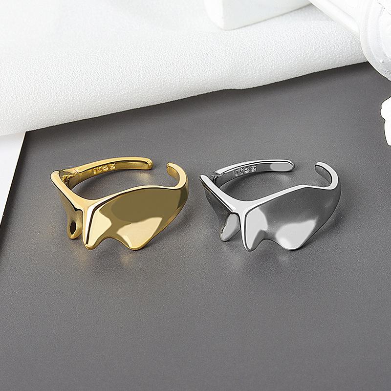 Minimalist Adjustable Open Index Ring For Women Lightweight Fashion Unique Design Simple Jewelry