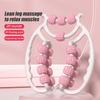1Pc Circular Leg Clamps-360 Degree 20 Wheels Muscle Roller - Massager Muscle Roller For Legs Neck Hand Arm Muscle Relax Massager
