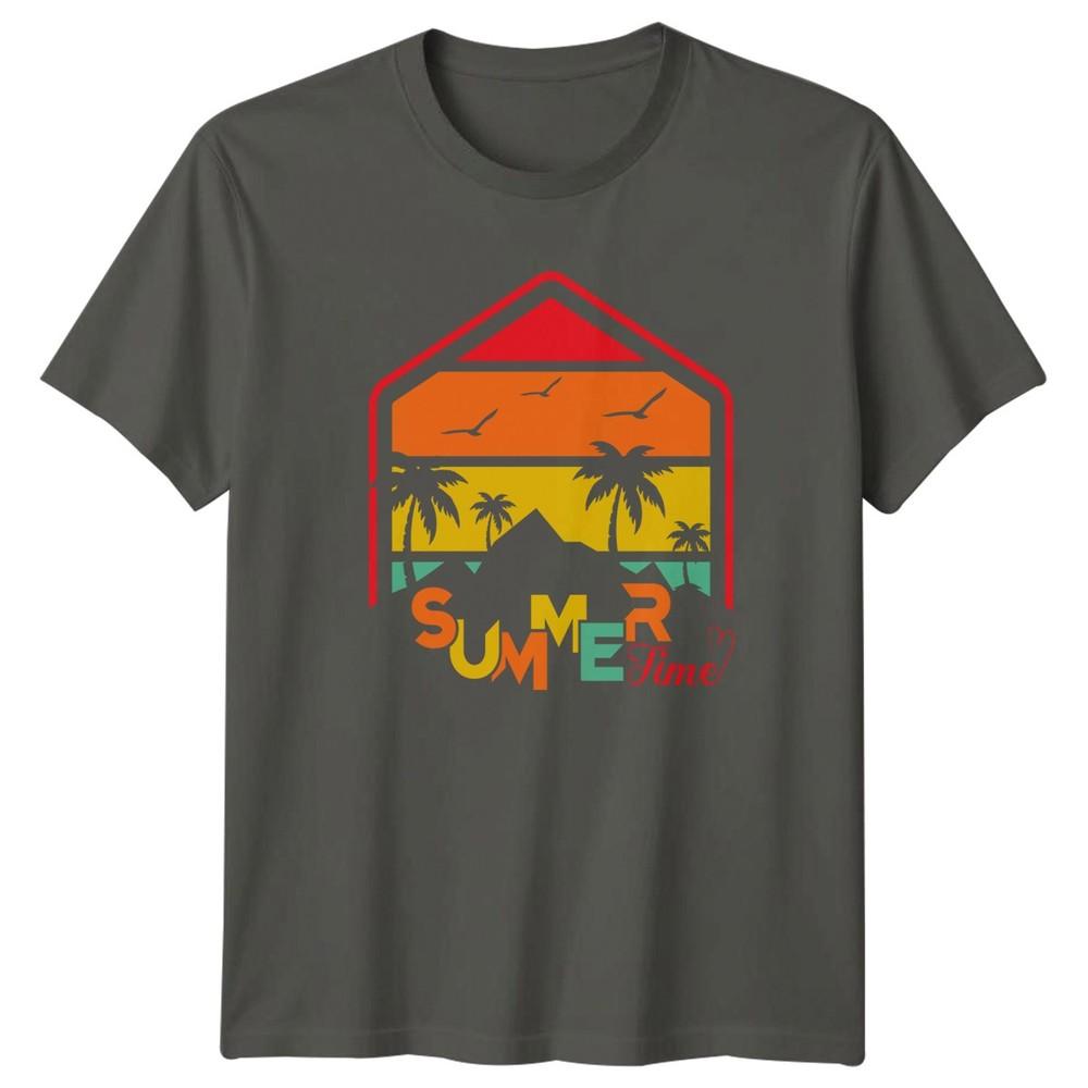 Summer Time TShirt Tropical Beach Vacation Holiday Birthday Gift S