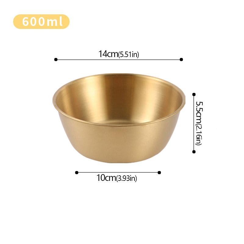 304 Nerezová miska na korejskou kuchyni pro domácnost s rukojetí Misky na rýžové víno Omáčka Kořenící pokrm Servírování jídla Kuchyňské nádobí
