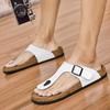 Fashion 2025 Handmade Men's Flip Flops Comfortable Soft Sole Beach Sandals Non-Slip Outdoor Slippers Lightweight Casual Shoes for Men