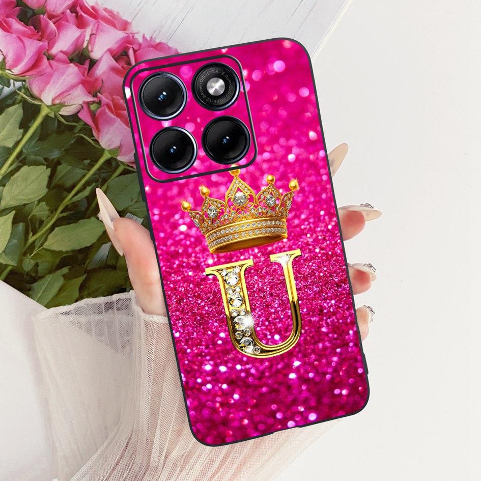 For Motorola Edge 70 Fusion 2026 Case XT2605-1 XT2605-2 Luxury Crown Letters Soft Silicone Cover For Moto Edge 70 Fusion+ Bumper