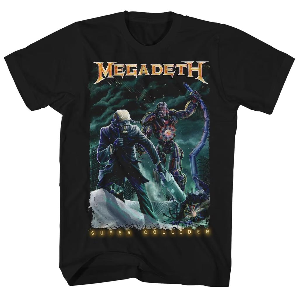 Megadeth Megadeth Band Heavy Metal Rock Punk Men's Cotton American T-Shirt Comfortable Breathable