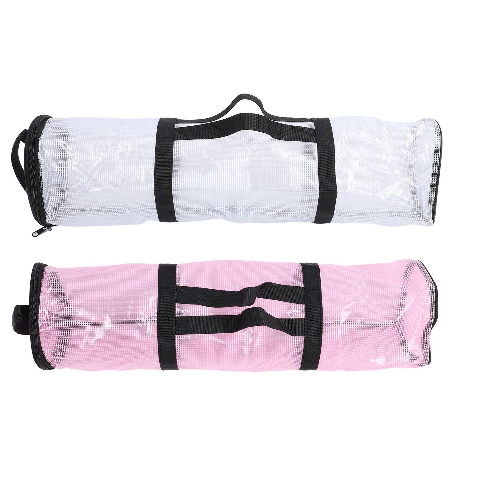 

Wrapping Paper Storage Bag Large Capacity Transparent Foldable Reusable Water Proof Portable Present Transparent White