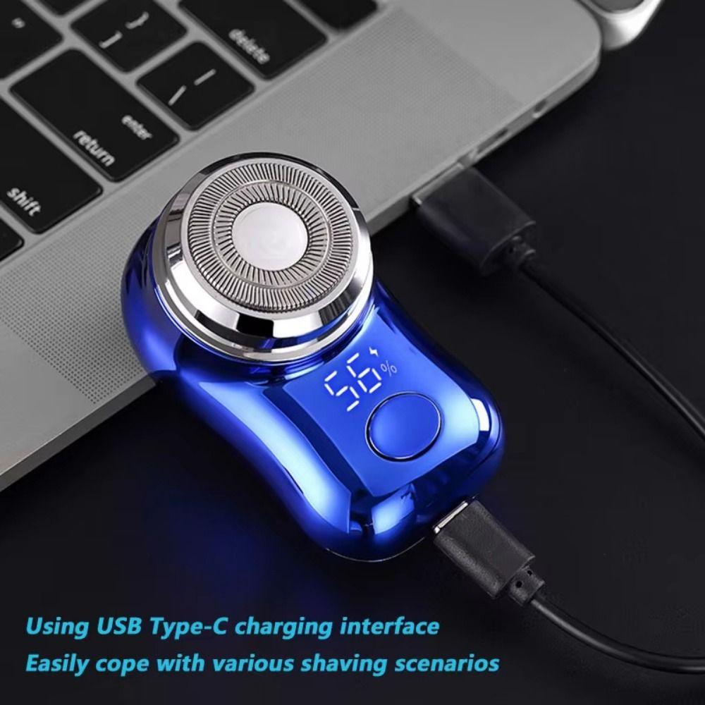 Waterproof Mini Electric Shaver Cordless Men's Beard Trimmer Men Electric Shaver  Travel Use