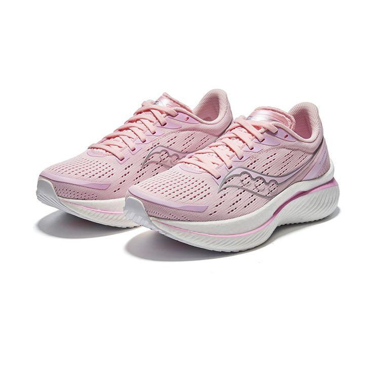 SAUCONY Endorphin Speed 3 Nylon Plate Comfortable Versatile Low-Top Running Shoes Women Sneaker Pink White S10756-39