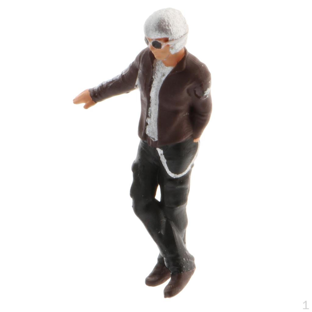 Модели Фигурок Персонажей 1/64 для Макетных Композиций Масштаба S Brown Man