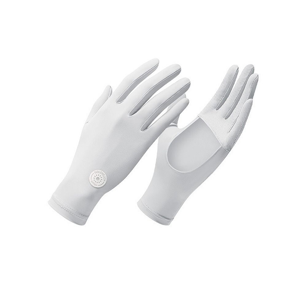 

Gloves Sun Protection Gloves Non-slip Gloves Sunscreen Ice Silk Gloves Cycling чёрный