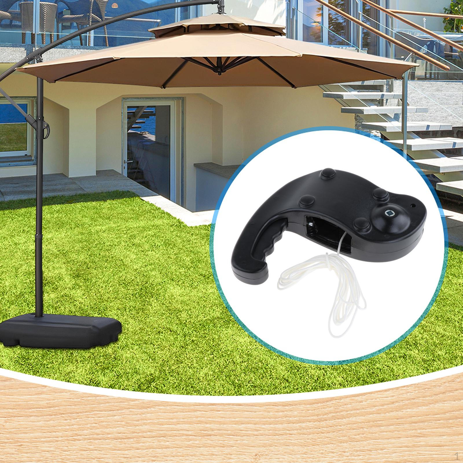 

Аксессуар для патио-зонтика Насадка-парасоль Легкая установка Прочные запасные части чёрный