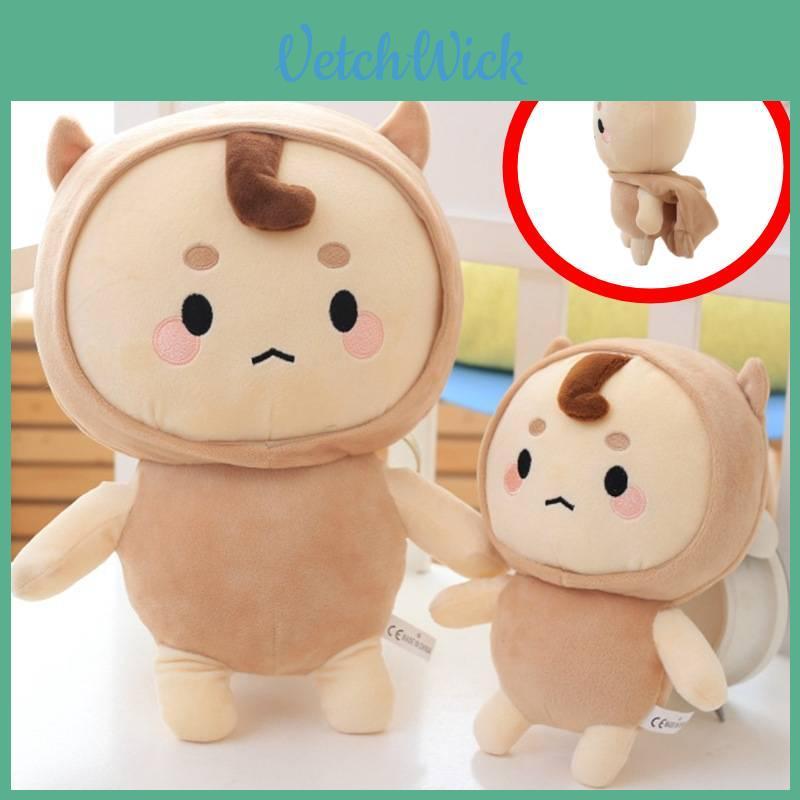Adorable Buckwheat Boy Plush Doll Soft Toy Perfect For Kids Ages 7 To 14