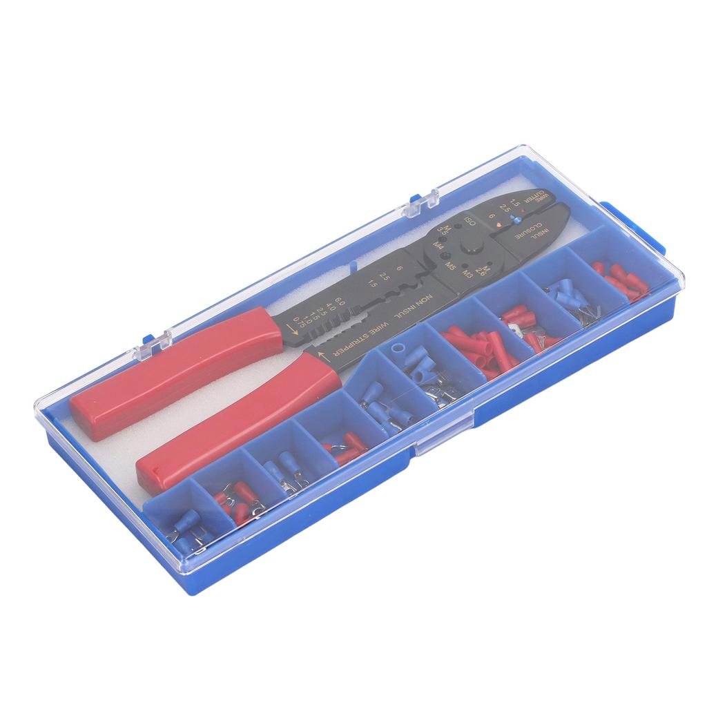 Wire Terminals Crimping Tool PVC Insulated Terminal Crimper Kit for Stripper Wiring Projects