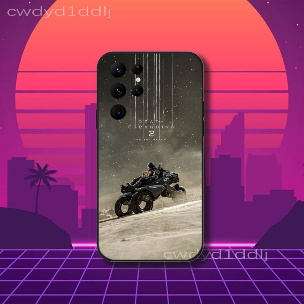 

D-Death Stranding 2 On The Beach Phone Case For Samsung S10,S21,FE,S21 ,S26,S25,S24,S23,Ultra,S9,S22,Plus Black Shockproof TPU Samsung S225G