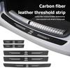 4pcs Carbon Fiber Car Door Sill Threshold Protector Stickers For Corsa Mokka Astra Cascada Adam Insignia Meriva Vectra