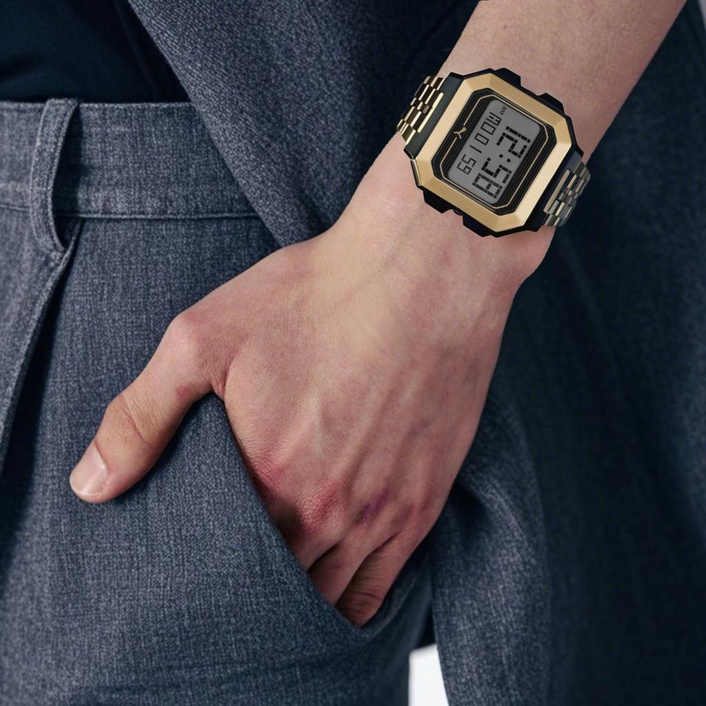 Puma Quartz Watch Stainless Steel Band 45Mm Gray Dial Water Resistant 50M Men watches P5016-PUMA