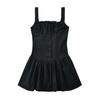 Kaslead Women's Clothing Fashion Waist Trimming Casual Large Skirt