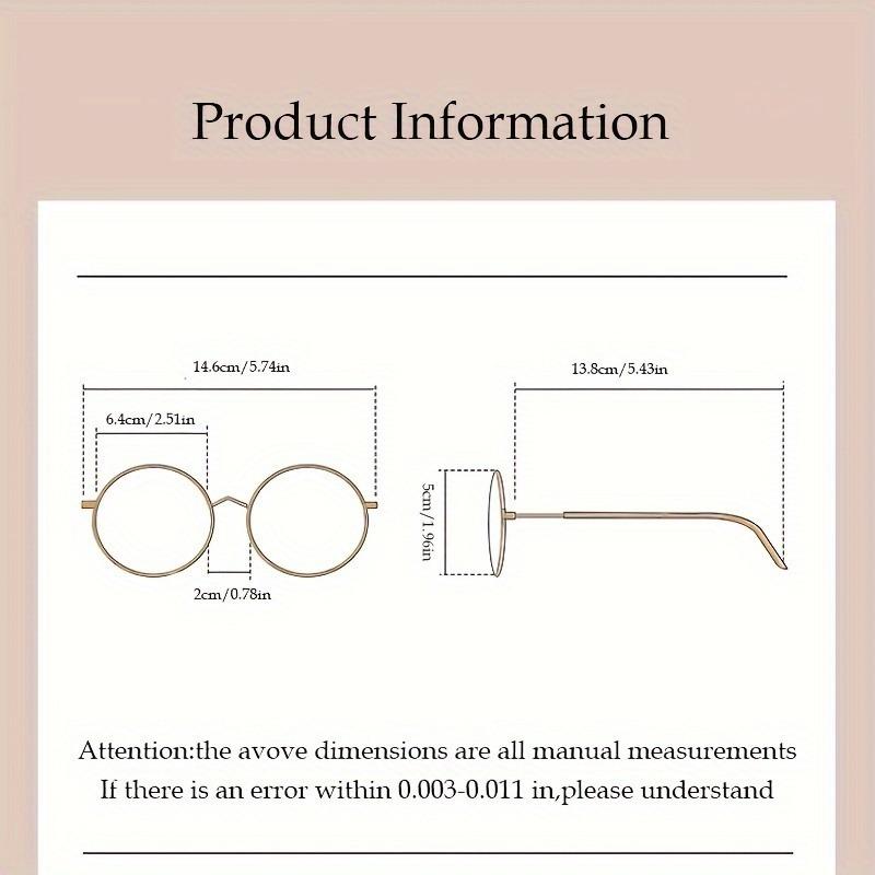 6pcs Vibrant Glasses - Stylish Men'S & Women'S with Colorful Lenses for and Daily Use Accessories Vibrant Glases Durable Glasses