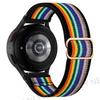 Elastic Shiny strap For Samsung Galaxy Watch 6/5/pro/3/4/classic/Active 2 20mm/22mm Bohemian Pride bracelet Huawei GT 3-2-e band