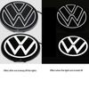YKPSC1 SHADNIGHT Compatible with ACC/Radar VW Light Up Emblem Light Fo Gollf8/polo/CC/Broa/passat/Sagitar/Virtus