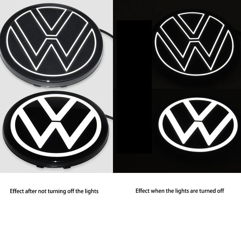 YKPSC1 SHADNIGHT Compatible with ACC/Radar VW Light Up Emblem Light Fo Gollf8/polo/CC/Broa/passat/Sagitar/Virtus