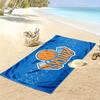 York Knicks Print Beach Towel, Large Soft Quick Dry Towel for Beach Camping Swimming