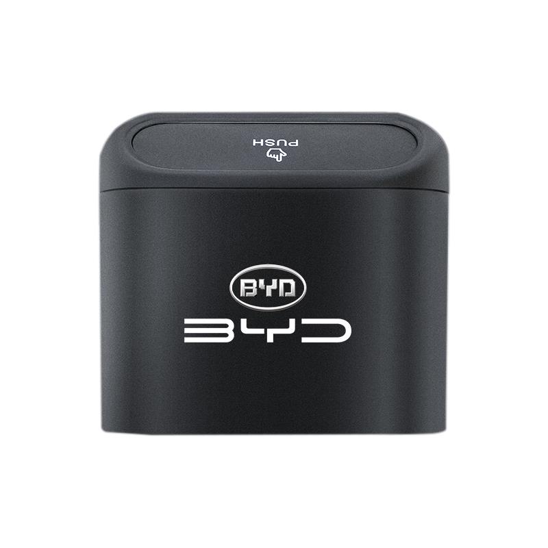 

In-vehicle Trash Can Car Logo Garbage Case Storage Bucket Accessories For BYD Tang F3 E6 Atto3 Yuan Plus Song Max F0 G3 I3 Ea1