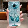 Hülle Für Realme 11 Pro+ 5G Hülle Luxus Mode Schmetterling Blume Transparent Weich TPU Silikon Handyhülle Für Realme 11 Pro Plus Hülle