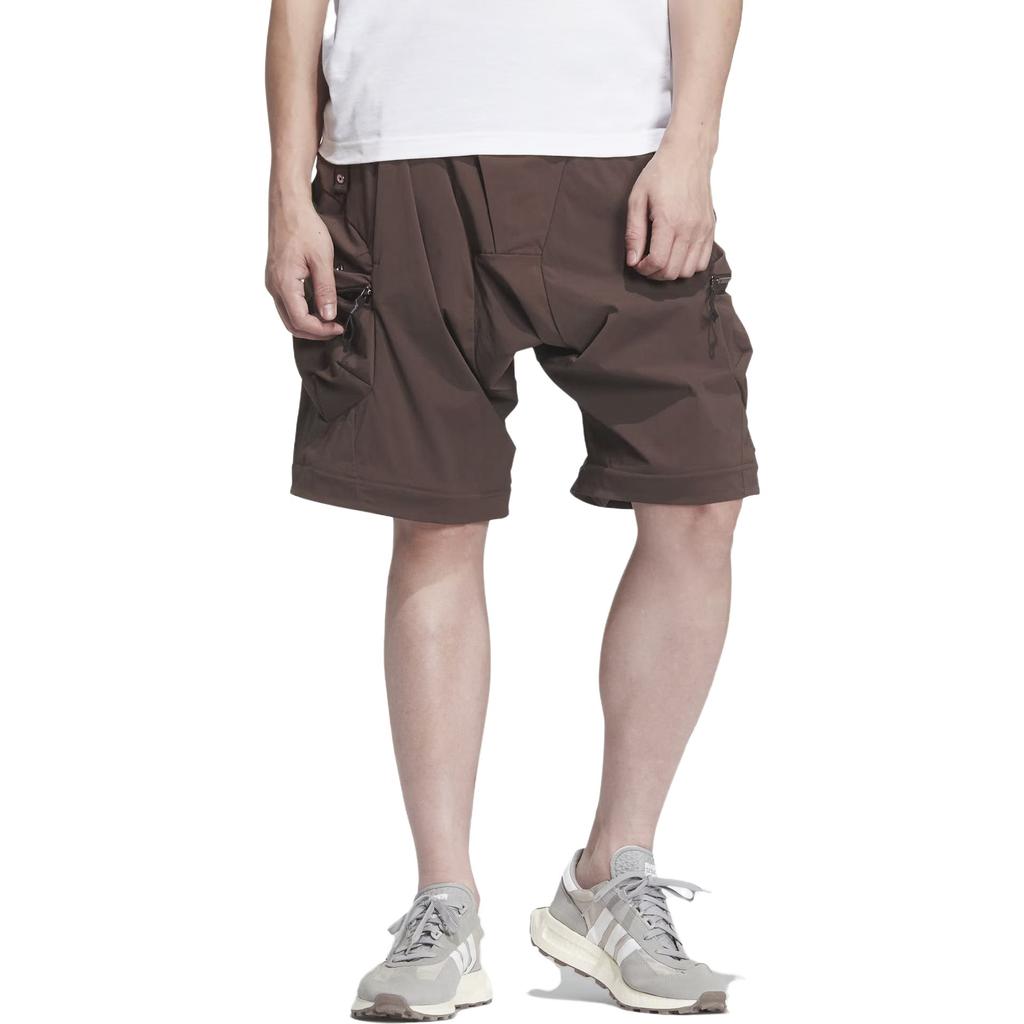 Adidas Originals FW23 Three Stripes Removable Track Exploration Multi-Functional Vintage Sports Cargo Pants Unisex Pants Brown IX7083