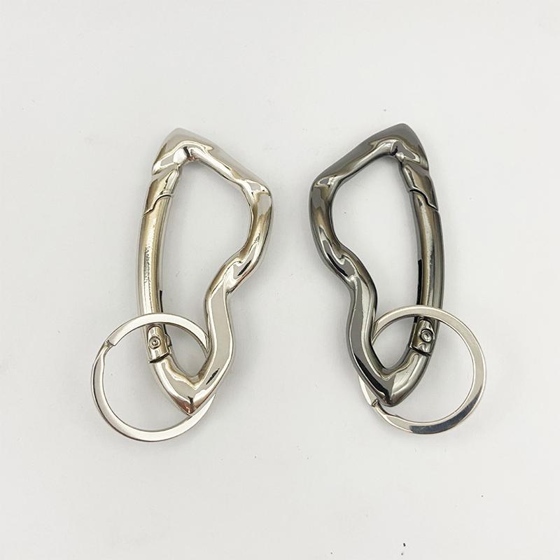 Zinc Alloy Mountaineering Belt Buckle Metal Essential Belt Icon Carabiner Waist Hanging Keychain Women Men Bag Pendant