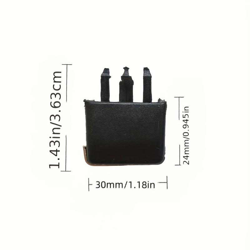 

6pcs Suitable for the old Sagitar Corolla air outlet paddle air conditioning port toggle card glitter clip car accessories чёрный