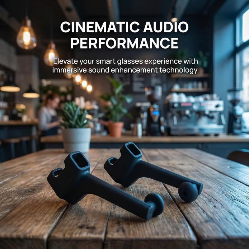 1 Pair Ar Smart Glasses Silicone Sound Guide Amplifier Noise Isolation Reduce Sound Leakage Privacy Ear Tips For Meta Ray-Ban