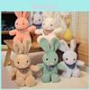 Rabbit Plush Toy Pillow With Soft Pp Cotton For Gift Giving And Home Decor