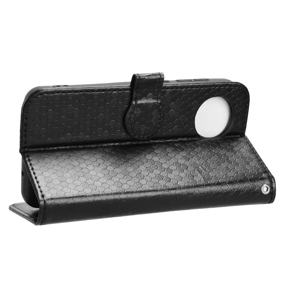 For ZTE Blade A35 Lite/A35 Core Wallet Case Dot Pattern Imprint PU Leather Phone Cover