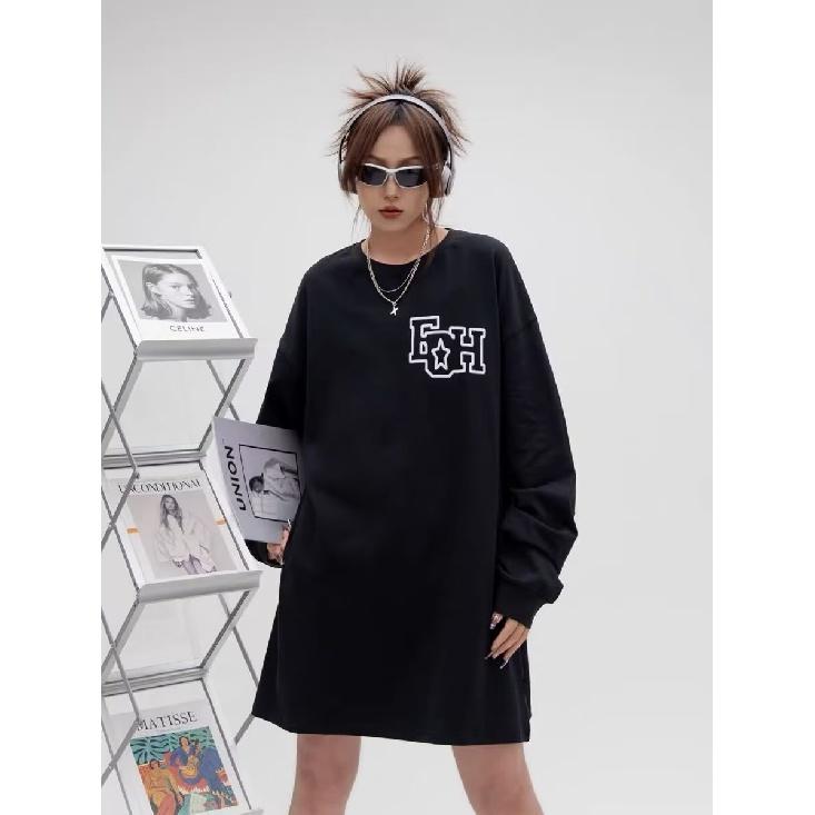 Мужская толстовка с капюшоном весной и осенью, свободная и модная универсальная куртка с буквенным принтом, мужская толстовка с длинными рукавами, повседневный топ M чёрный