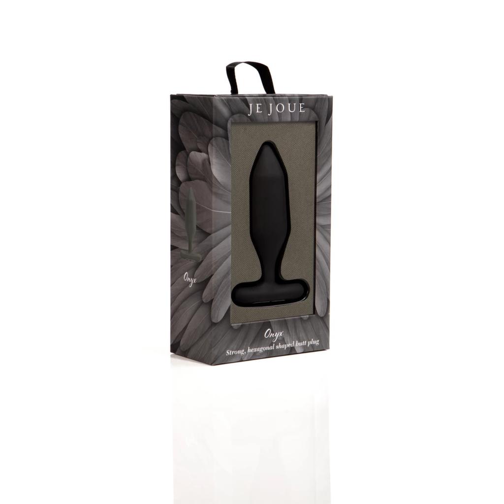 Je Joue - Onyx Butt Plug with Remote Control Black