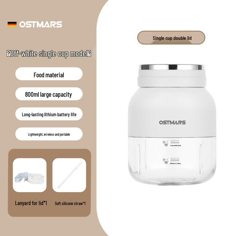 OSTMARS Portable Wireless Multifunctional Juicer with Ice Crusher