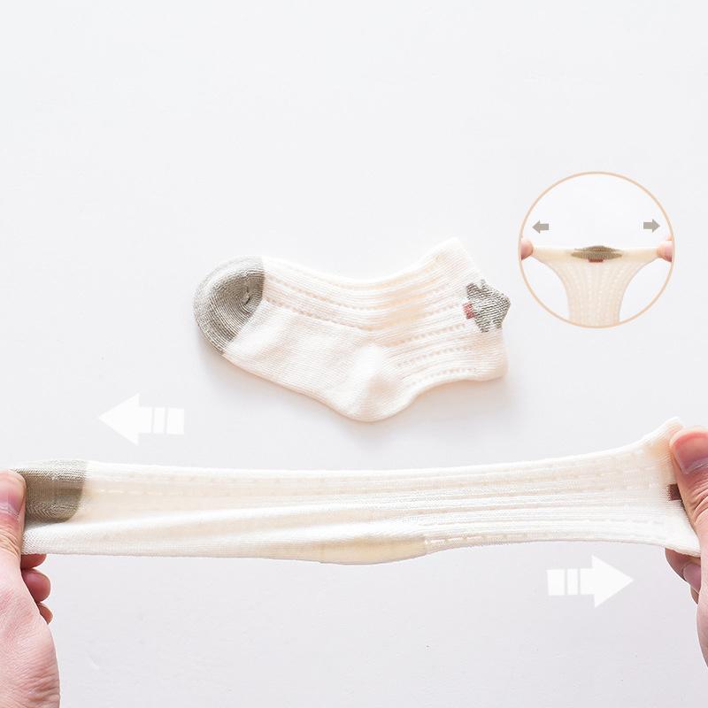 Lawadka 3pairs/lot Summer Newborn Baby Socks For Girls Boys Mesh Thin Infant Girls Boys Toddler Children Short Sock 0-5Years Old