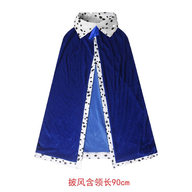 Children's Halloween King Adult Cloak Prince Princess Cloak European Festival Masquerade Show Costume