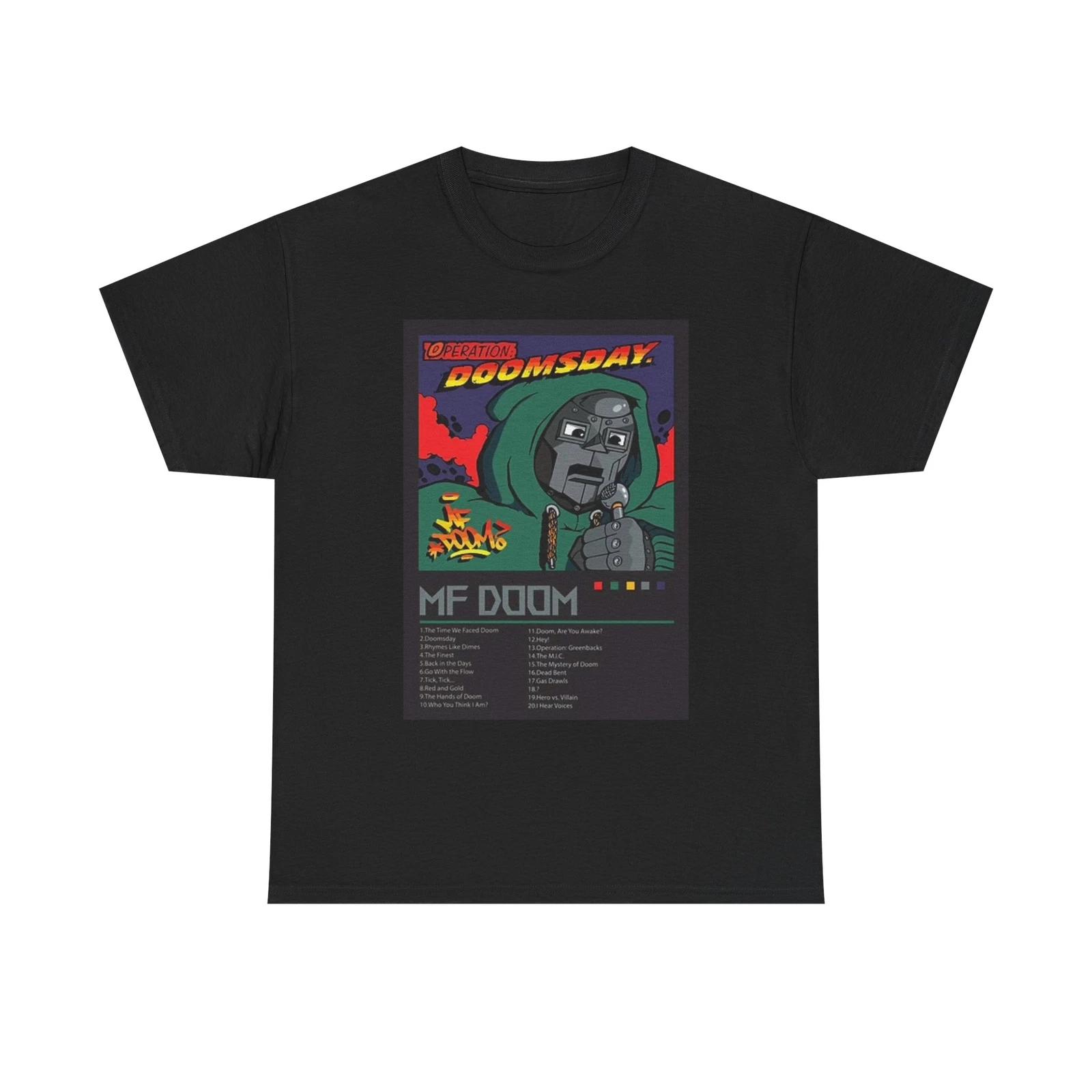 Men s and Women s T-shirts MF Doom Doomsday Graphic XXL